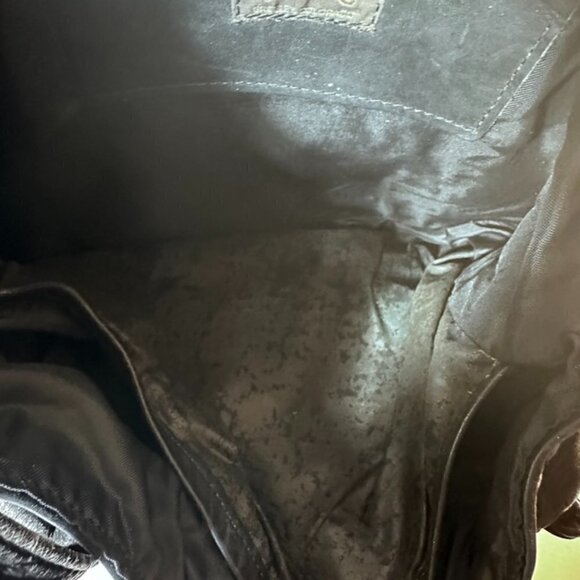 Lew n Me Handbag Shoulder Leather Concho Black Floral Cherry Blossom Rose Tooled - Picture 6 of 7